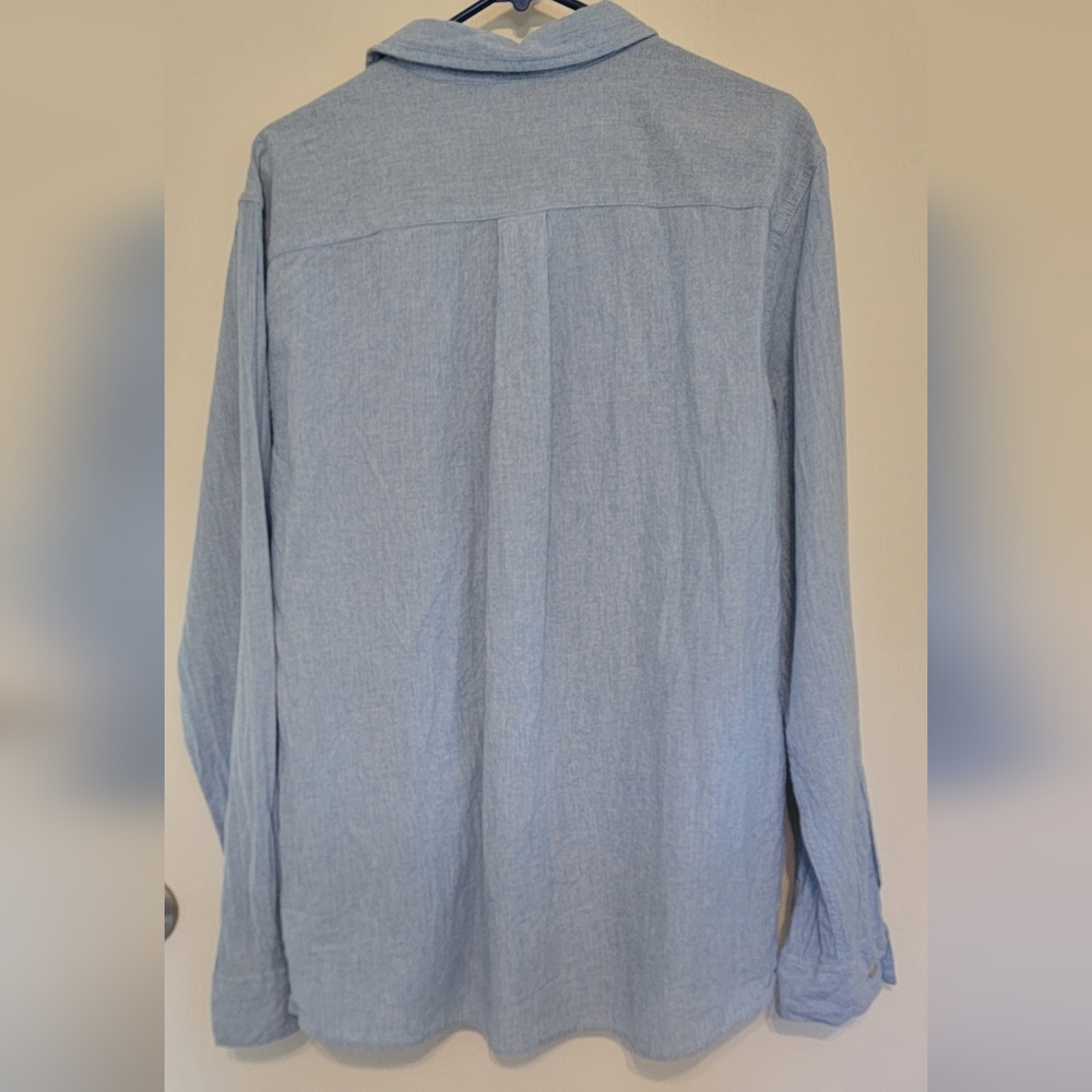 Hawker Rye Button Front Shirt Size Large - Picture 2 of 3